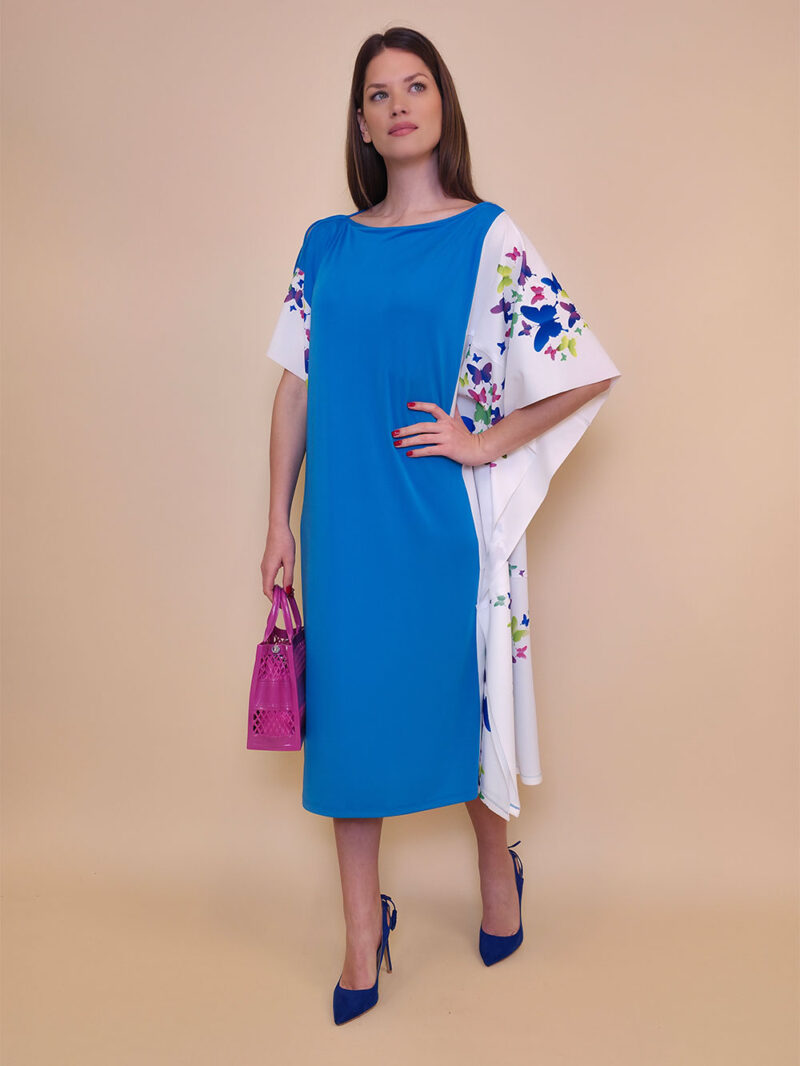 Kaftan 44 Fantasy - jersey UN - Šareni leptiri