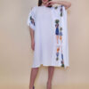 Kaftan 44 Fantasy - gtte UN panna - Two Bouquets