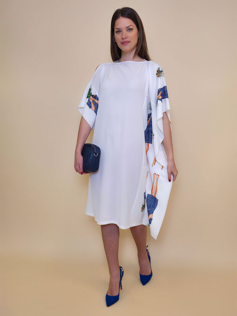 Kaftan 44 Fantasy - gtte UN panna - Two Bouquets