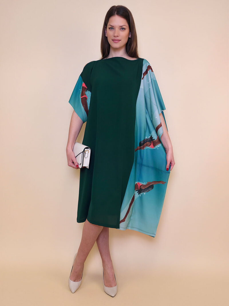 Kaftan 44 Fantasy - gtte UN bottle green - Pod Morem