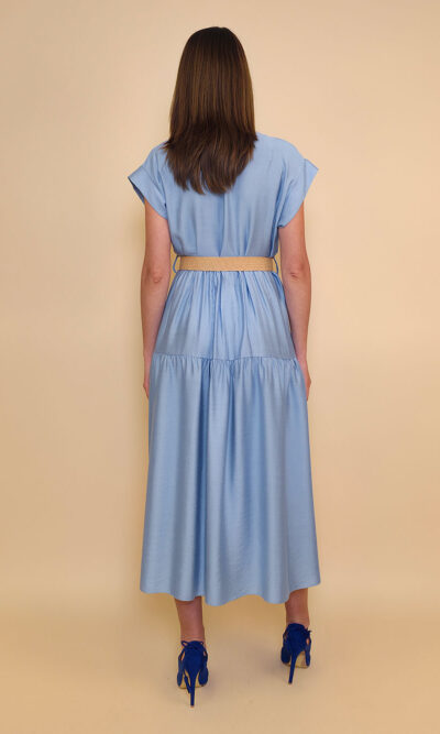 Haljina 44 Augusta - viscose UN - sky blue
