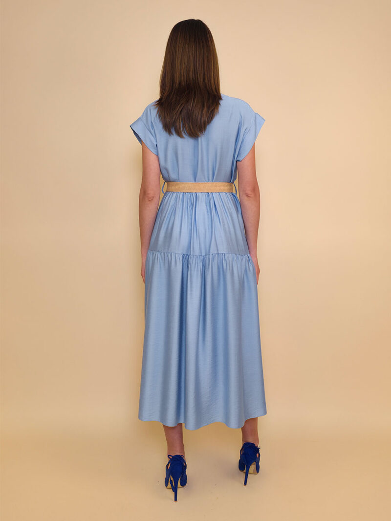 Haljina 44 Augusta - viscose UN - sky blue