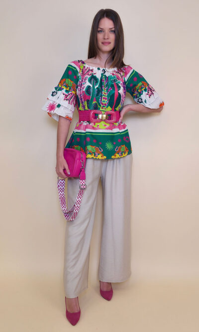 Tunika 38 Mexico - cotton print - gucci