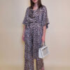 Kimono 47 Charleston - saten print - Leopard