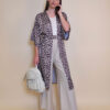 Kimono 47 Charleston - saten print - Leopard