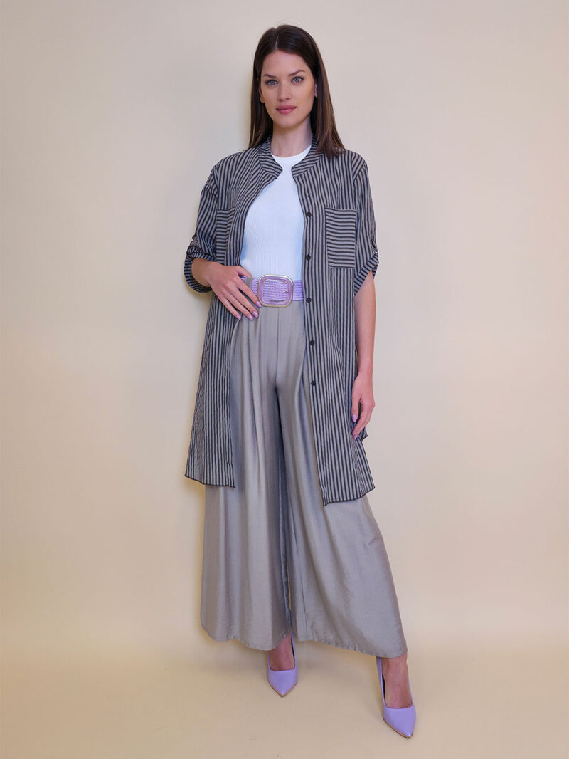 Košulja 32 Ballard - cotton stripes - brown