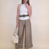 Hlače 31 Emery - viscose UN paspul - camel