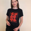 T-shirt 24 Bumble Bee - cotton UN black - 6 Hearts