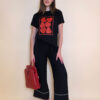T-shirt 24 Bumble Bee - cotton UN black - 6 Hearts