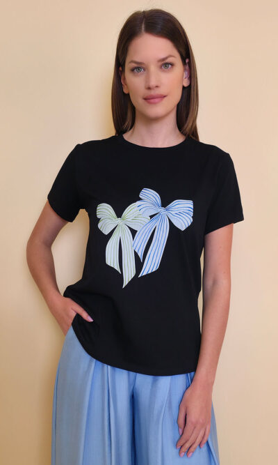 T-shirt 24 Bumble Bee - cotton UN black - Mašne