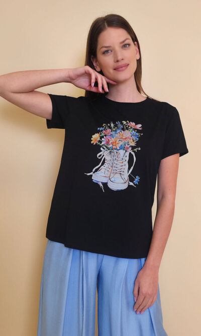 T-shirt 24 Bumble Bee - cotton UN black - Procvale tenisice