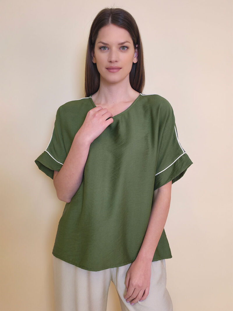 Tunika 28 Elmo - viscose UN paspul - military