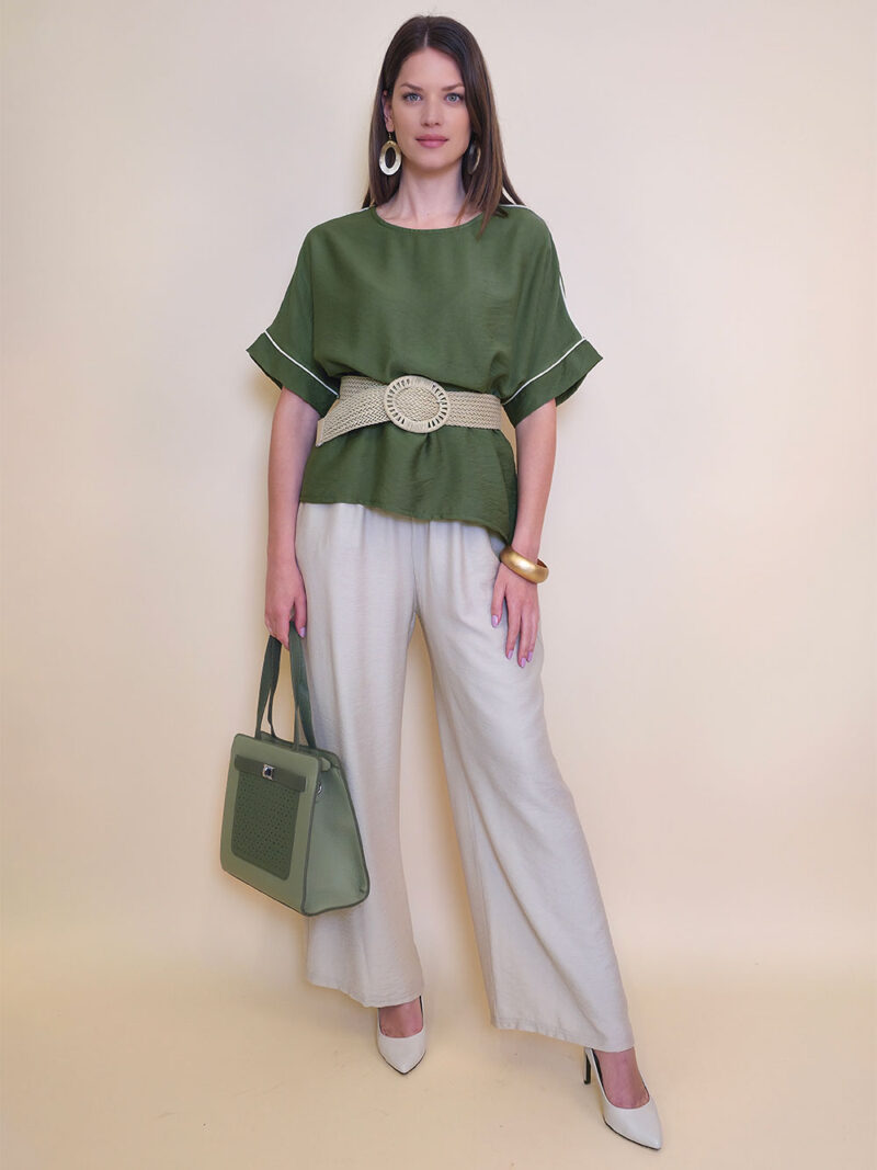 Tunika 28 Elmo - viscose UN paspul - military