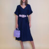 Haljina 40 Alton - viscose UN gumbi/trakice - navy