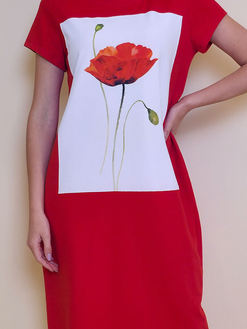 Haljina 26 MoMa k.r. - red - Poppy