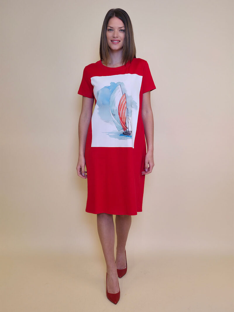 Haljina 26 MoMa k.r. - red - Crvena Jedrilica