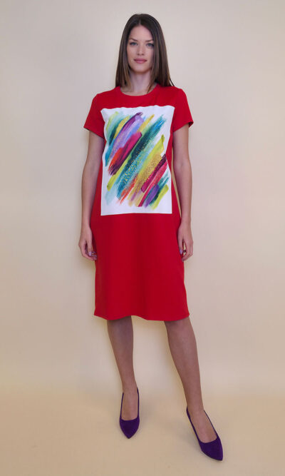 Haljina 26 MoMa k.r. - red - Tempera