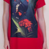 Haljina 26 MoMa k.r. - red - Black Red Butterfly