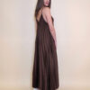 Haljina 37 Atlanta - saten UN plisse - l.brown