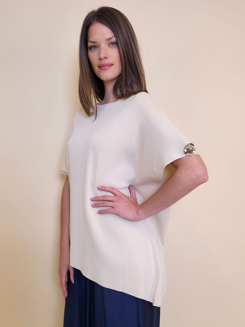 Tunika 48 Alta - poncho plt UN - beige