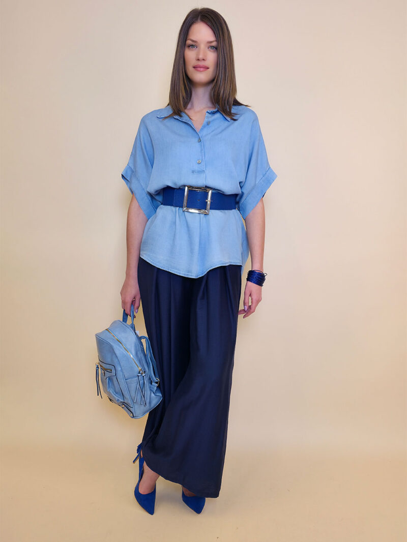 Košulja 40 Coffeen - viscose jeans UN - l.blue