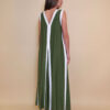 Haljina 40 Annabella - viscose UN lajsne - military
