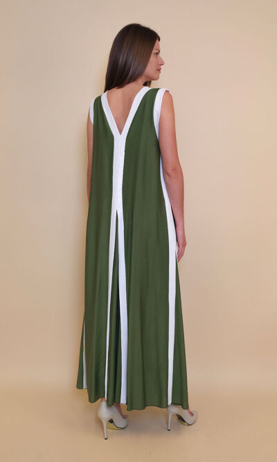 Haljina 40 Annabella - viscose UN lajsne - military