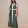 Haljina 40 Annabella - viscose UN lajsne - military