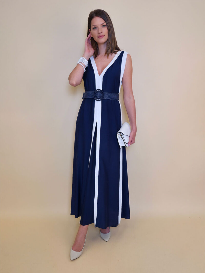 Haljina 40 Annabella - viscose UN lajsne - navy