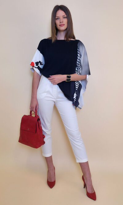 Tunika 36 Fantasy - cotton jersey UN black - Black Coat