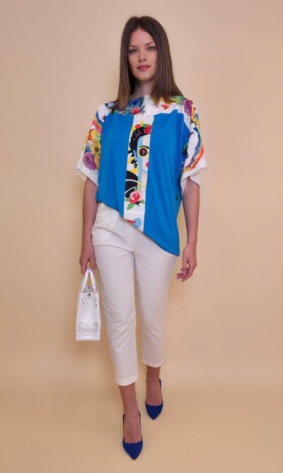 Tunika 36 Levant -T- jersey UN malibu - Frida Pop/Rainbow