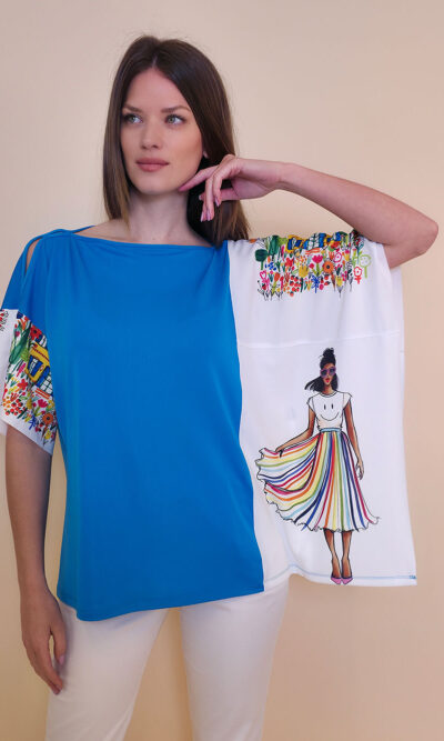 Tunika 36 Fantasy - jersey UN malibu - Ladanje/Smile Dress