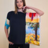 Tunika 36 Fantasy - cotton jersey UN black - Bic Livada/Jablani/Fly High