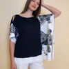 Tunika 36 Fantasy - cotton jersey UN black - Sweety