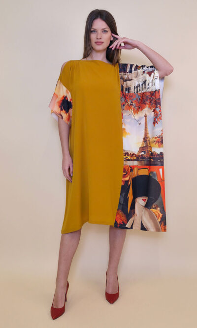 Kaftan 44 Fantasy - gtte UN camel - Eiffel/Frayla