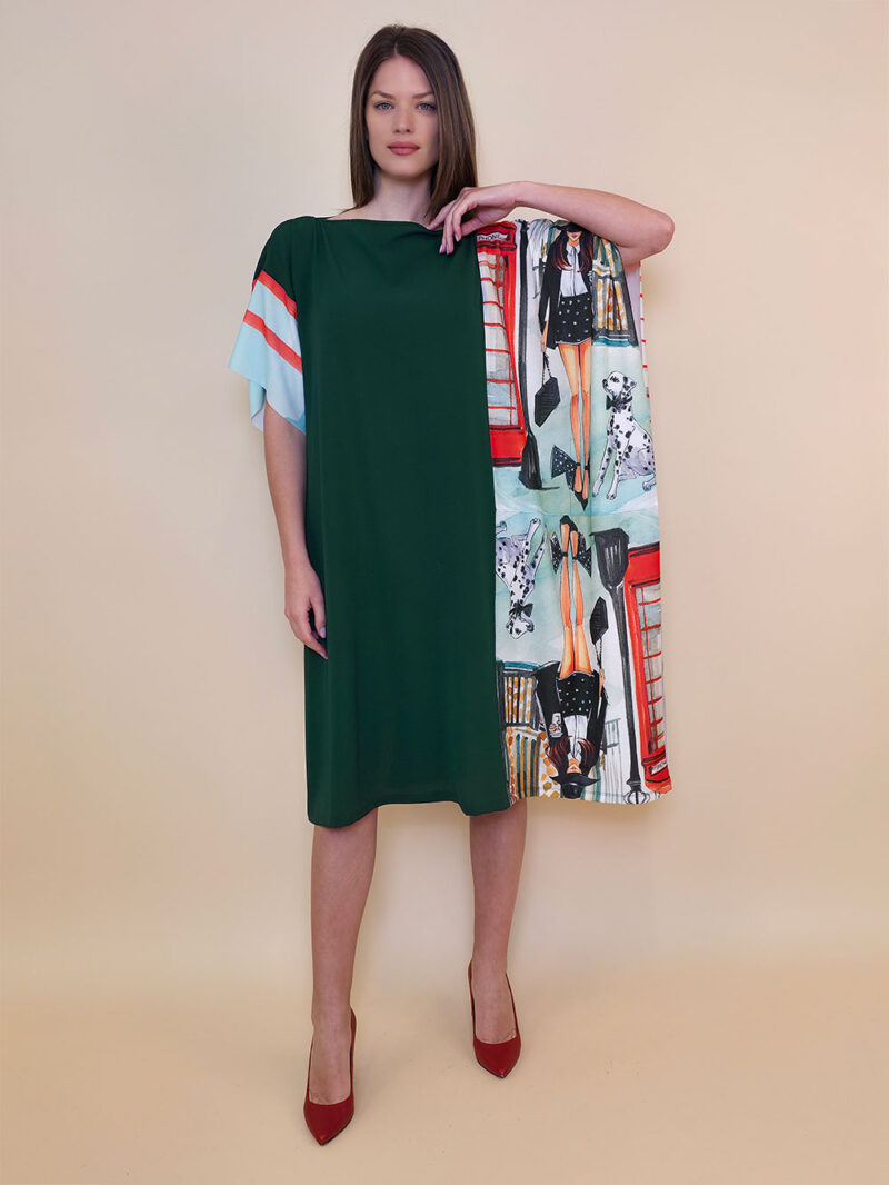 Kaftan 44 Fantasy - gtte UN bottle green - Crvena Govornica/Dalmatiner
