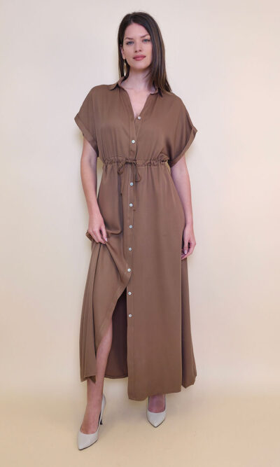 Haljina 40 Roberta - viscose UN - camel