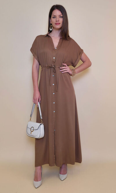 Haljina 40 Roberta - viscose UN - camel