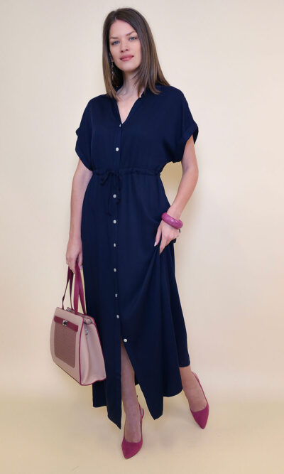 Haljina 40 Roberta - viscose UN - navy
