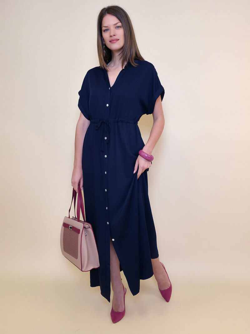Haljina 40 Roberta - viscose UN - navy