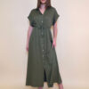Haljina 40 Roberta - viscose UN - military
