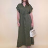 Haljina 40 Roberta - viscose UN - military