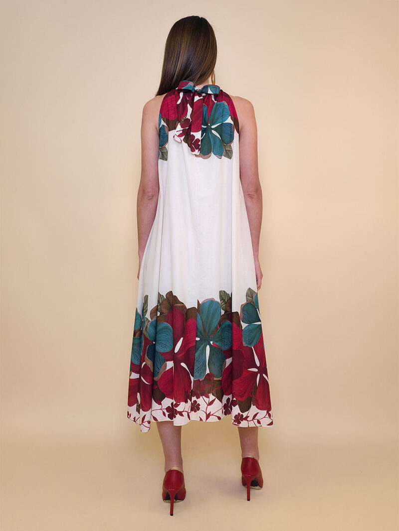 Haljina 60 Charlotte - green/red - Slika 2