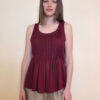 Top 32 Sharon - viscose UN - bordo