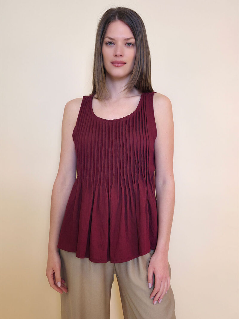 Top 32 Sharon - viscose UN - bordo