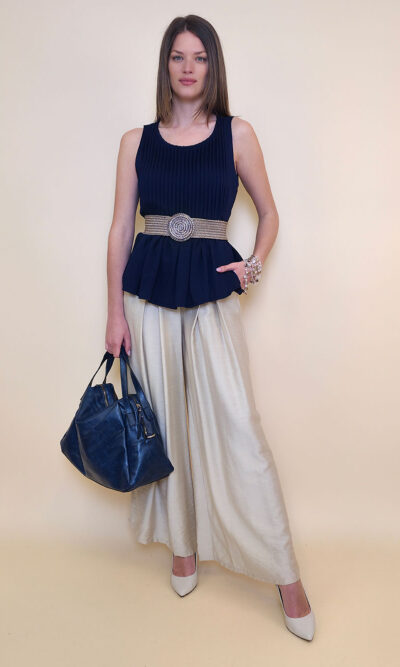 Top 32 Sharon - viscose UN - navy