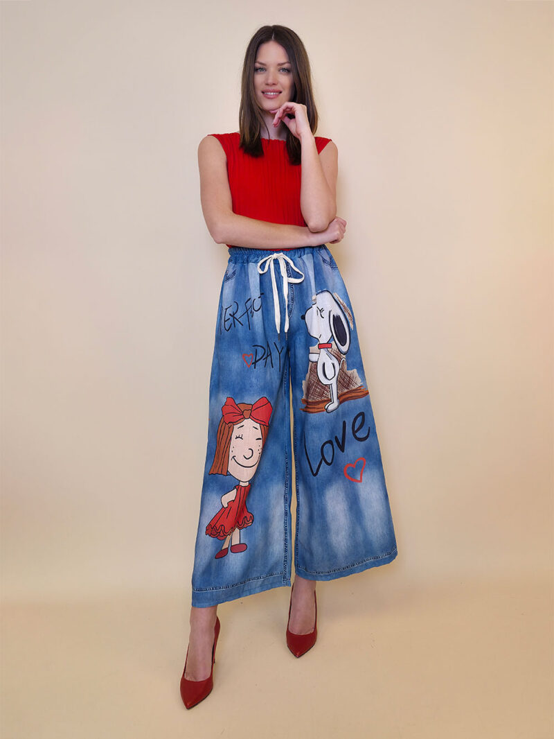 Hlače 39 Pueblo - jeans Girl&Snoopy