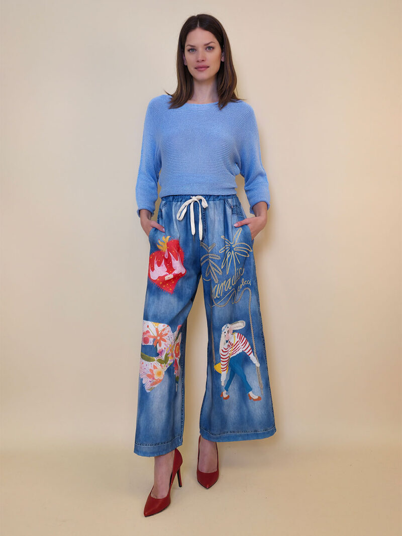 Hlače 39 Pueblo - jeans Golubice