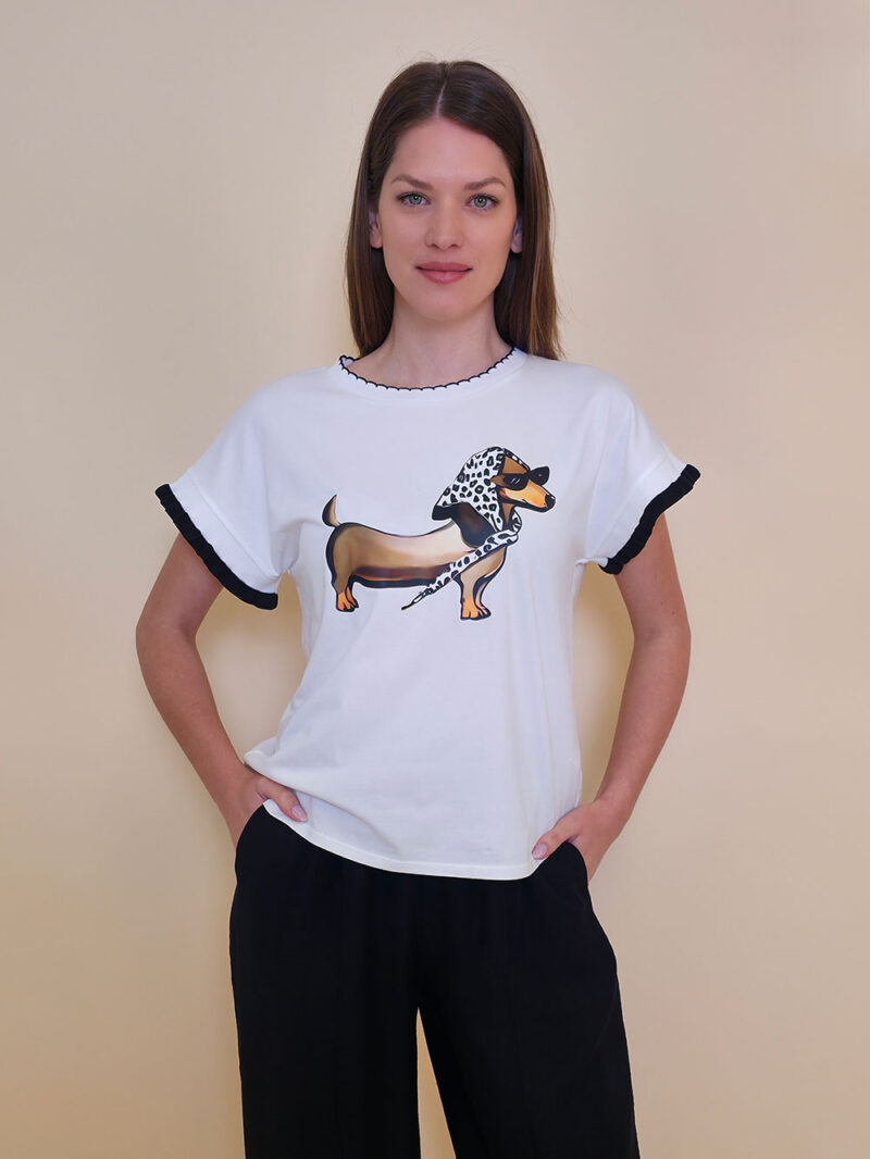 Majica 40 Fancy Doggy - black - Slika 2