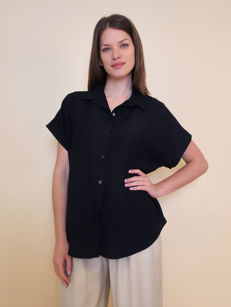 Košulja 30 Adel - viscose UN - black